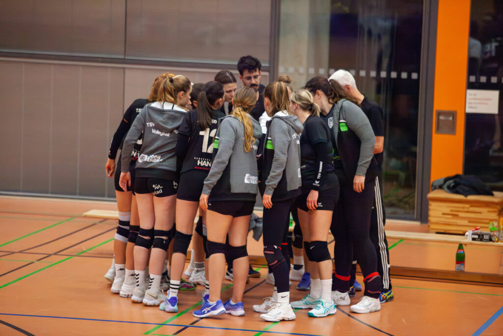 Das Team der Damen 1 der Volleyball Abteilung des TSV 1860 Hanau in der Oberliga Hessen