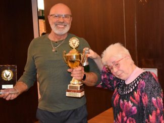 Platz 1 der Herrn beim Bowling Turnier: Peter Stephan