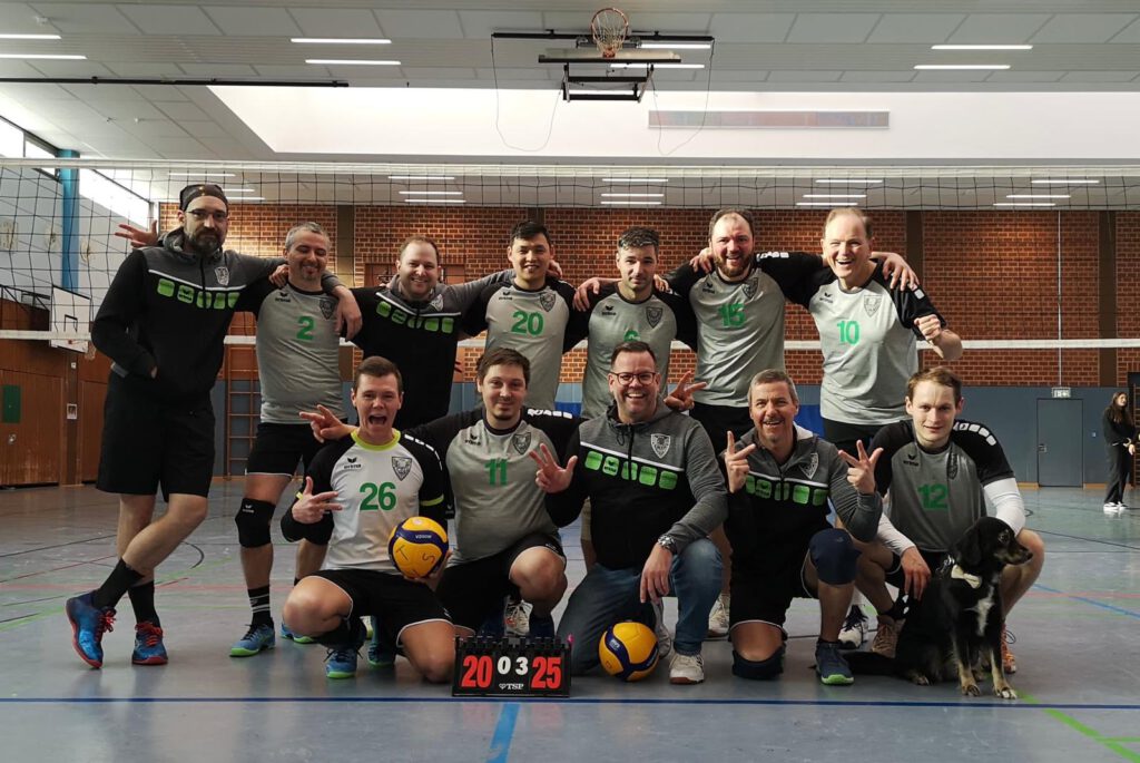 Volleyball Herren des TSV 1860 Hanau starten erfolgreich ins neue Jahr