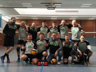 Volleyball Herren des TSV 1860 Hanau starten erfolgreich ins neue Jahr